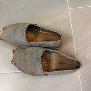 Joy & Mario Silver Glitter Espadrilles 7